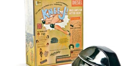 Joelheiras Diesel para o sexo oral